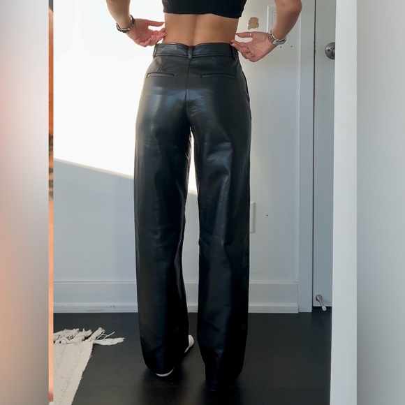 Aritzia Babaton Command Vegan Leather Pants - Picture 4 of 7